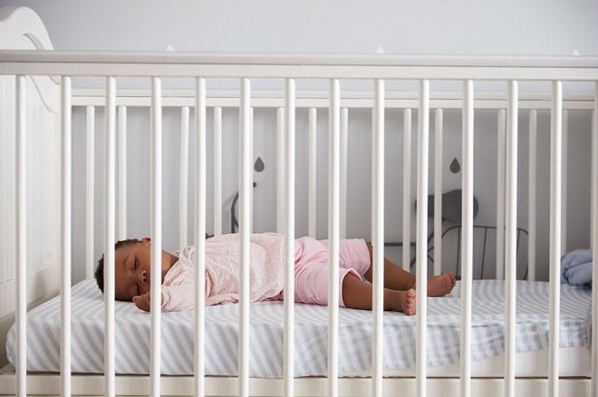 How to get a baby outlet to sleep in their own bed