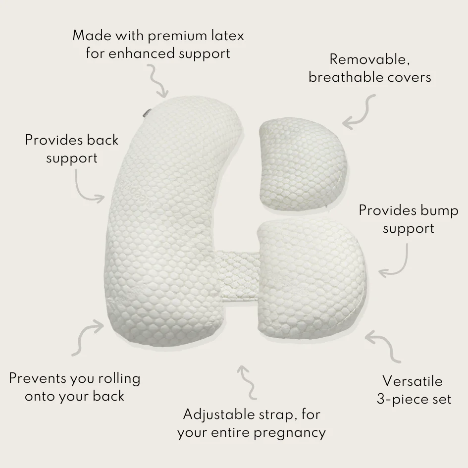 overview of sleepybelly pregnancy pillow features